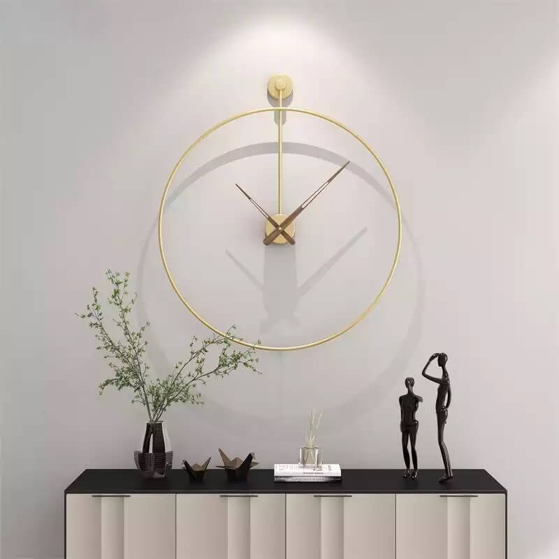 Nordic Simple Metalis Wall Clock(Single Layer)