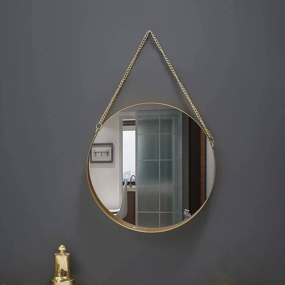 Minimalist Mirror with Hook